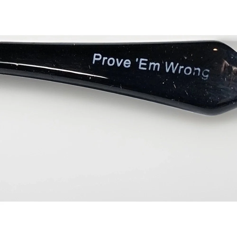 Prive Revaux Bijou 807 Black Aviator Sunglasses Purple Gradient Lens with Case